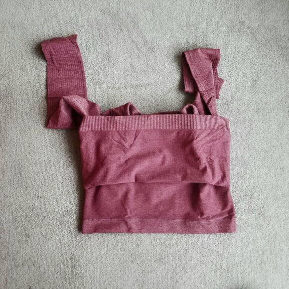 Lululemon Ebb to Street Long Sleeve Shirt in Smoky Red, size S/M - Picture 7 of 10